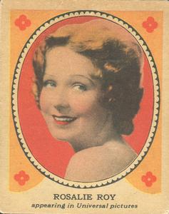 1937 Shelby Gum Hollywood Screen Stars (R68) #29 Rosalie Roy Front