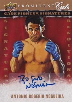 2009 Upper Deck Prominent Cuts - Cage Fighter Signatures Renditions #CFSR-AN Antonio Rogerio Nogueira Front