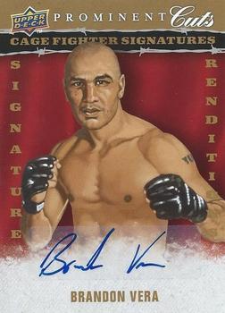 2009 Upper Deck Prominent Cuts - Cage Fighter Signatures Renditions #CFSR-BV Brandon Vera Front