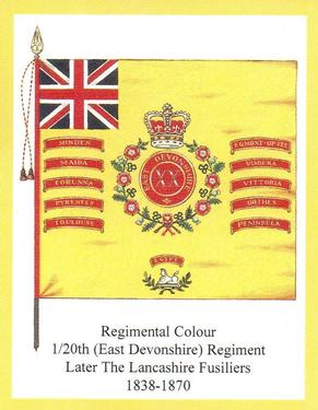 2011 Regimental Colours : The Lancashire Fusiliers 2nd Series #4 Regimental Colour 1/20th (East Devonshire) Regiment of Foot 1838-1870 Front