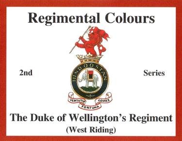 2011 Regimental Colours : The Duke of Wellington's Regiment (West Riding) 2nd series #NNO Title Card Front