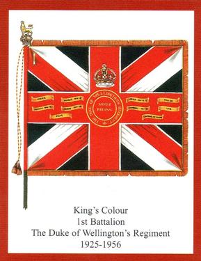 2011 Regimental Colours : The Duke of Wellington's Regiment (West Riding) 2nd series #5 King's Colour 1st Battalion The Duke of Wellington's Regiment 1925-1956 Front