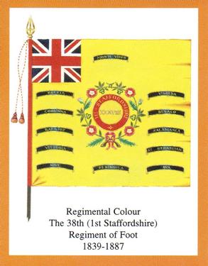 2004 Regimental Colours : The South Staffordshire Regiment 1st Series #4 Regimental Colour The 38th (1st Staffordshire) Regiment of Foot 1839-1887 Front