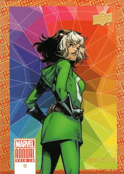 2018-19 Upper Deck Marvel Annual - Color Wheel #9 Rogue Front