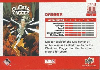 2018-19 Upper Deck Marvel Annual - Color Wheel #22 Dagger Back