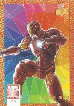 2018-19 Upper Deck Marvel Annual - Color Wheel #25 Iron Man Front