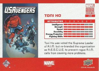 2018-19 Upper Deck Marvel Annual - Color Wheel #28 Toni Ho Back