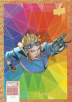 2018-19 Upper Deck Marvel Annual - Color Wheel #30 Cannonball Front