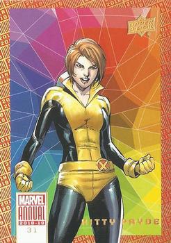 2018-19 Upper Deck Marvel Annual - Color Wheel #31 Kitty Pryde Front