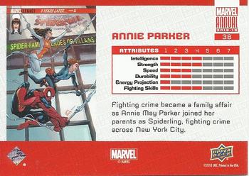 2018-19 Upper Deck Marvel Annual - Color Wheel #38 Annie Parker Back
