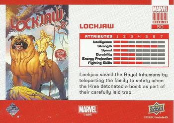 2018-19 Upper Deck Marvel Annual - Color Wheel #50 Lockjaw Back