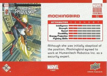 2018-19 Upper Deck Marvel Annual - Color Wheel #51 Mockingbird Back