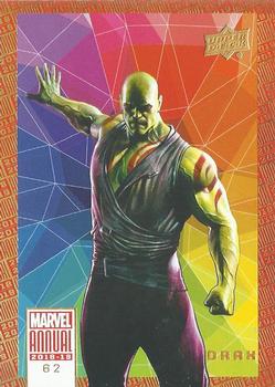 2018-19 Upper Deck Marvel Annual - Color Wheel #62 Drax Front