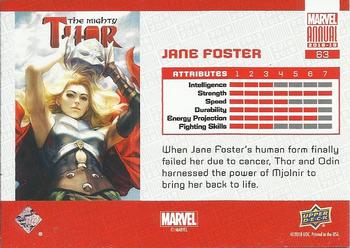 2018-19 Upper Deck Marvel Annual - Color Wheel #63 Jane Foster Back