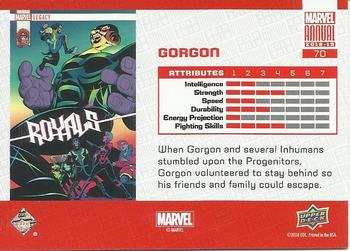 2018-19 Upper Deck Marvel Annual - Color Wheel #70 Gorgon Back