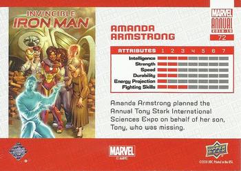 2018-19 Upper Deck Marvel Annual - Color Wheel #72 Amanda Armstrong Back