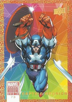 2018-19 Upper Deck Marvel Annual - Color Wheel #73 Captain America Front