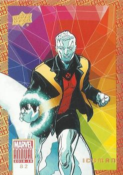 2018-19 Upper Deck Marvel Annual - Color Wheel #82 Iceman Front