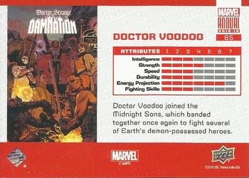 2018-19 Upper Deck Marvel Annual - Color Wheel #85 Doctor Voodoo Back