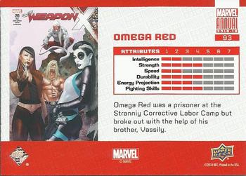 2018-19 Upper Deck Marvel Annual - Color Wheel #93 Omega Red Back