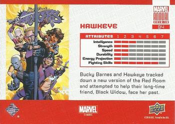 2018-19 Upper Deck Marvel Annual - Color Wheel #94 Hawkeye Back