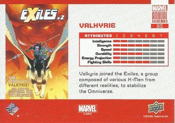 2018-19 Upper Deck Marvel Annual - Color Wheel #95 Valkyrie Back