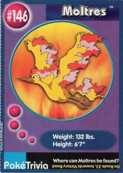 1999 Burger King Pokemon - Perforated edges #146 Moltres Front
