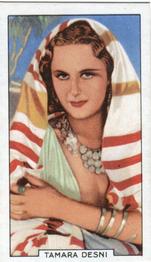 1935 Gallaher Portraits of Famous Stars #18 Tamara Desni Front
