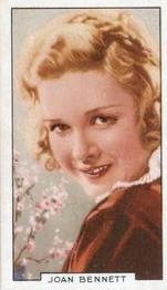 1935 Gallaher Portraits of Famous Stars #33 Joan Bennett Front