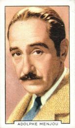 1935 Gallaher Portraits of Famous Stars #38 Adolphe Menjou Front