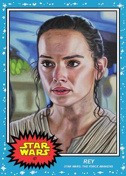 2019 Topps Living Star Wars #47 Rey Front
