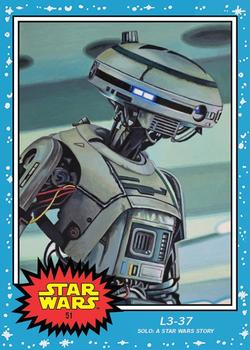 2019 Topps Living Star Wars #51 L3-37 Front