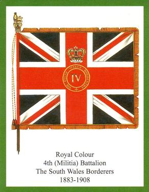 2011 Regimental Colours : The South Wales Borderers 2nd Series #3 Royal Colour 4th (Militia) Battalion The South Wales Borderers 1883-1908 Front