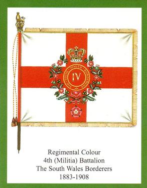 2011 Regimental Colours : The South Wales Borderers 2nd Series #4 Regimental Colour 4th (Militia) Battalion The South Wales Borderers 1883-1908 Front