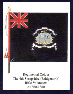 2004 Regimental Colours : The King's Shropshire Light Infantry 1st Series #5 Regimental Colour 4th Shropshire (Bridgenorth) Rifle Volunteers c.1860-1880 Front