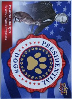 2019 Upper Deck Canine Collection - Presidential Dogs - Tier 1 #US-2 John Tyler Front