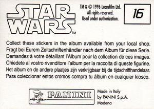 1996 Panini Star Wars Stickers #16 Mos Eisley Back