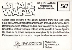 1996 Panini Star Wars Stickers #50 Hoth Base Back