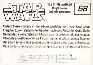 1996 Panini Star Wars Stickers #68 C-3PO Back