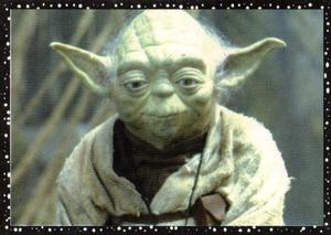 1996 Panini Star Wars Stickers #73 Yoda Front