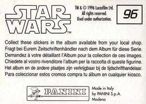 1996 Panini Star Wars Stickers #96 IG-88 Bounty Hunter Back