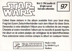 1996 Panini Star Wars Stickers #97 Medical Droid 2-1B Back