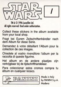 1996 Panini Star Wars Stickers #I Wicket Back