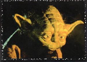 1996 Panini Star Wars Stickers #V Yoda Front