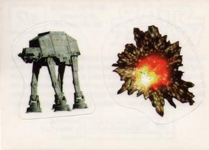 1996 Panini Star Wars Stickers #S17 AT-AT Front