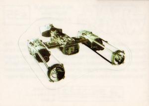 1996 Panini Star Wars Stickers #S35 Y-Wing Fighter Front