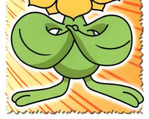2001 Merlin Pokemon Stickers #22 Sunflora body Front