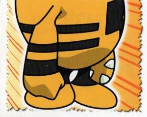 2001 Merlin Pokemon Stickers #38 Elekid body Front