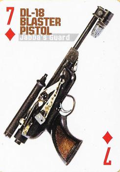 2013 Cartamundi Star Wars Weapons Playing Cards #7♦ DL-18 Blaster Pistol - Jabba's Guard Front
