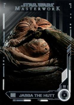 2019 Topps Star Wars Masterwork #25 Jabba the Hutt Front